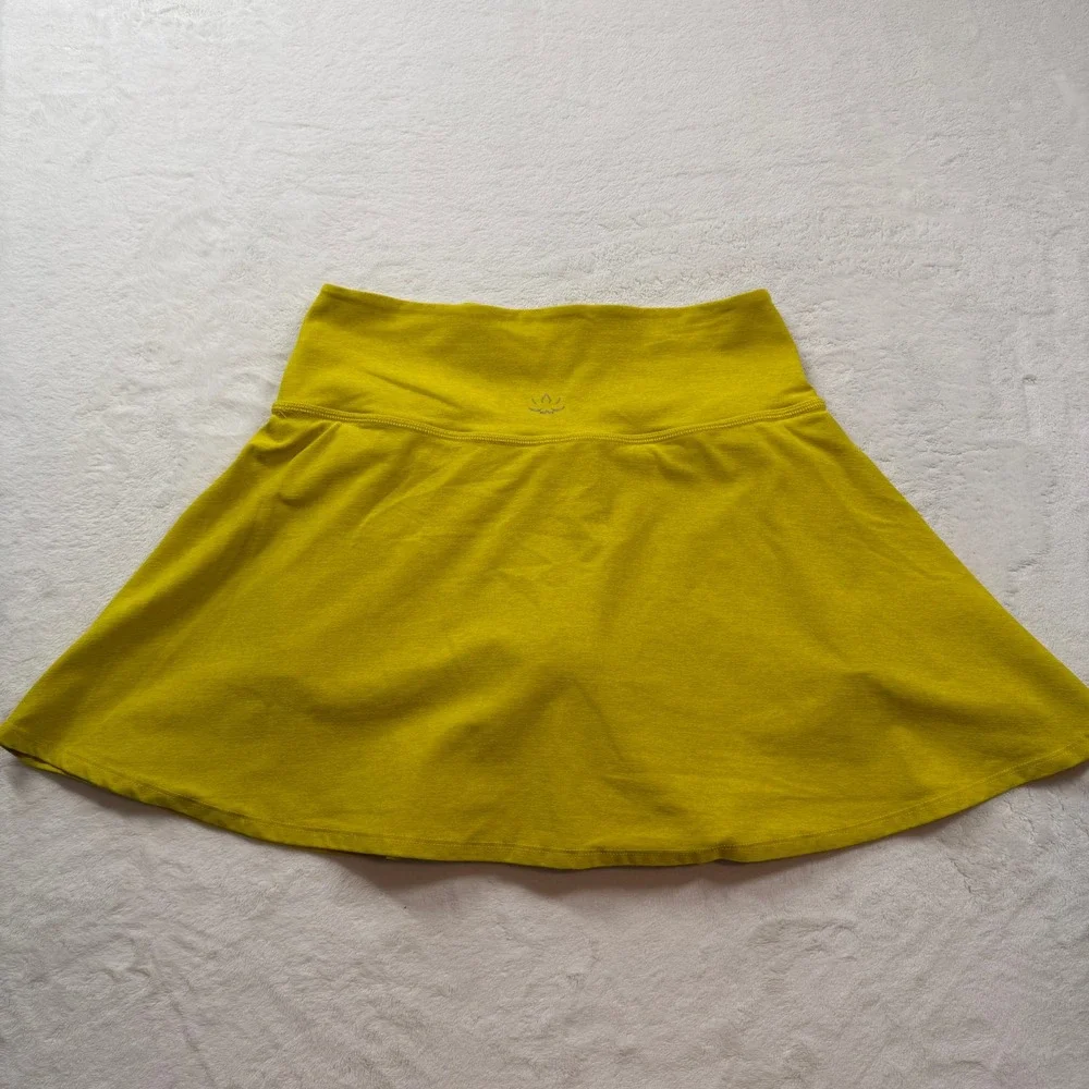 Beyond Yoga Skort Womens Medium Yellow Good Activewear Tennis Yoga Skirt